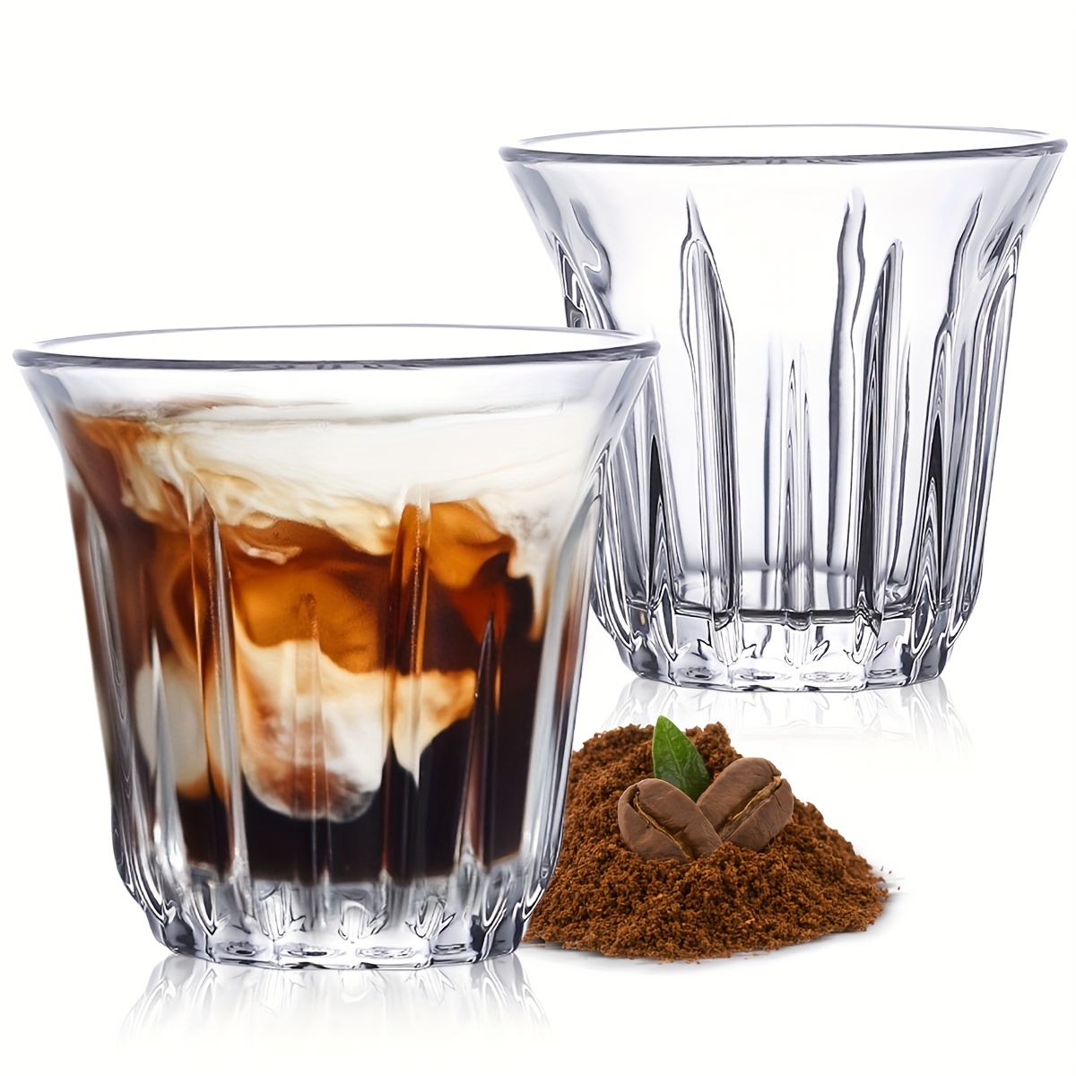 Espresso Shot Glass - Paquete de 2 tazas de café