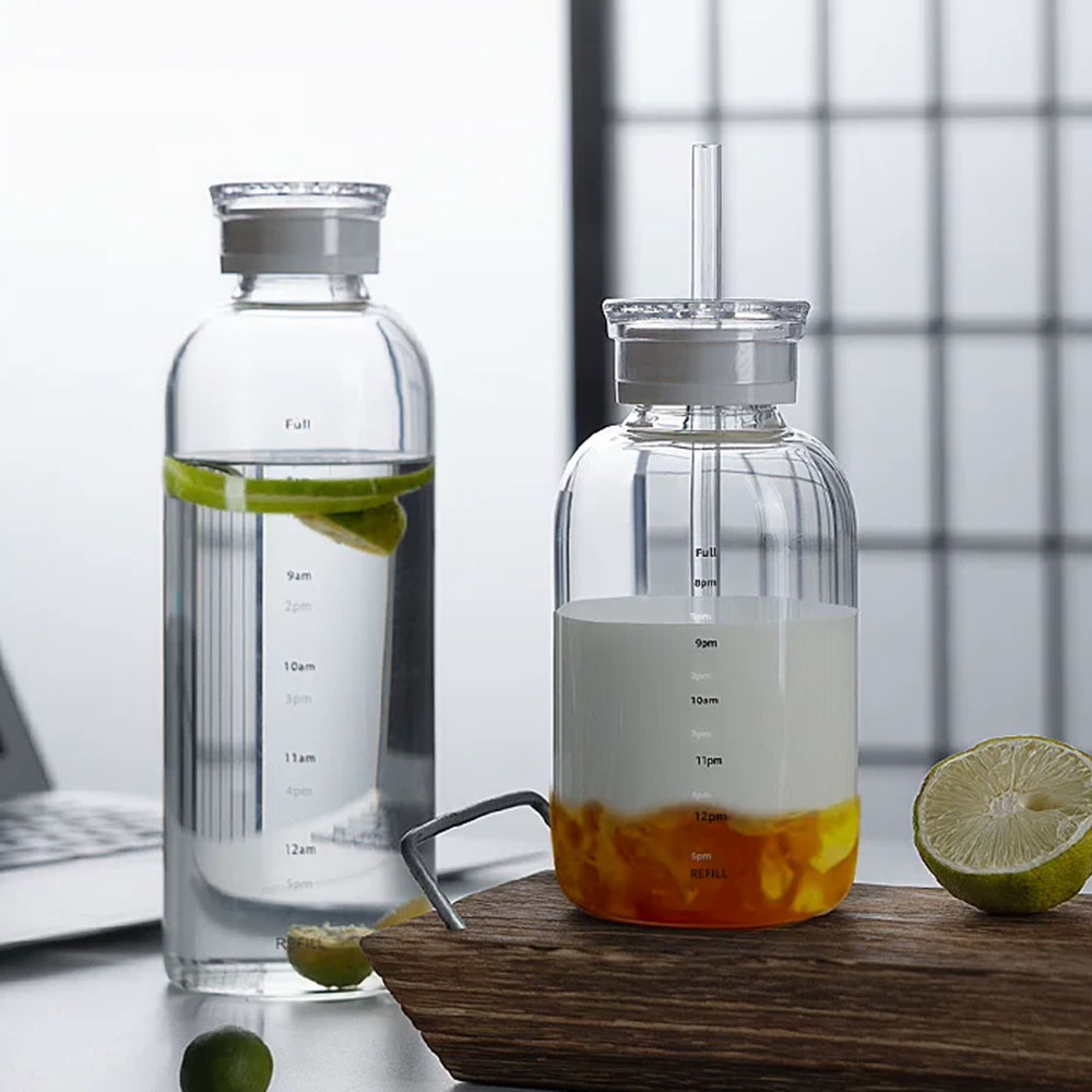 Botella de agua de vidrio gran - Coffee Equipment For Camping reseña y precio