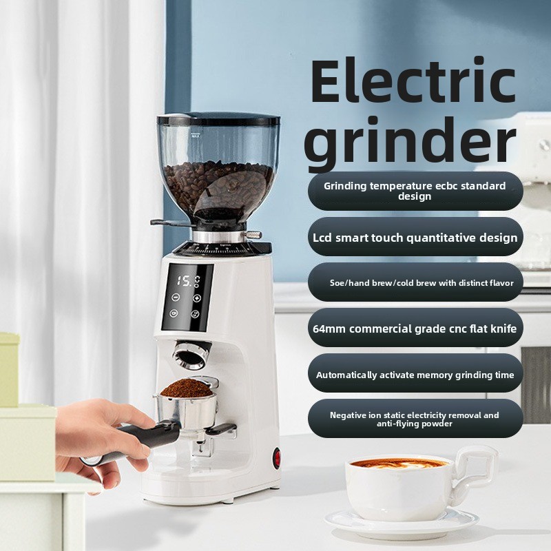 Molinillo de café eléctrico, c - Coffee Grinder Burr Flat reseña y precio